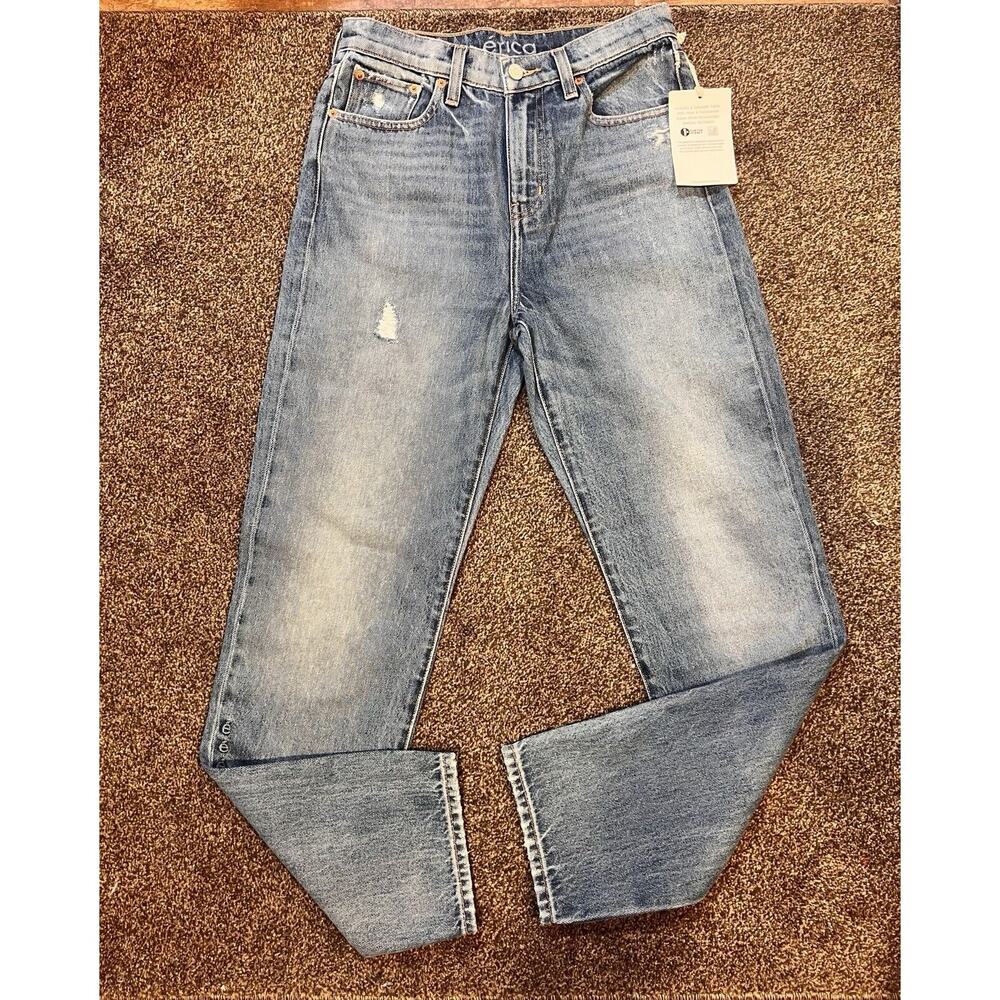 Etica Finn Jeans Straight High Rise Denim Size 26 New W/ Tag